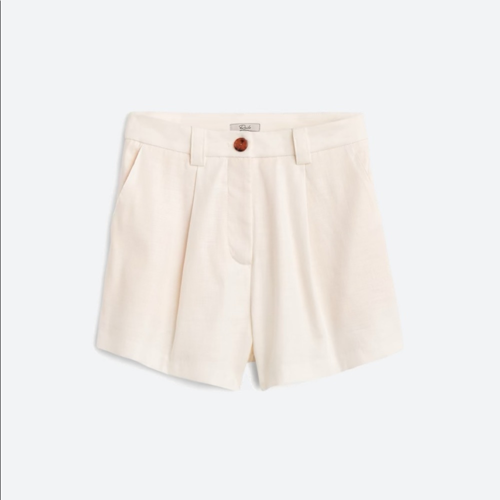 Rails | Ilena Linen Pleated Shorts | Size 6